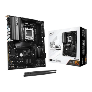 ASRock AMD B850 Pro-A WiFi, Socket AM5, PCIe 5.0, 4x M.2, WiFi 6E, USB 3.2, ATX