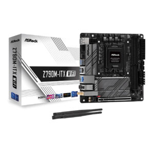 ASRock Z790M-iTX WiFi, Socket 1700, 2x M.2, AX WiFi, Mini-ITX