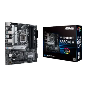 ASUS PRIME B560M-A, Socket 1200, PCIe 4.0, SATA3, 2x M.2, GbE, USB 3.2 Gen2, Micro-ATX