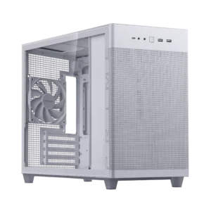 ASUS Prime AP201 TG Micro-ATX Case – White