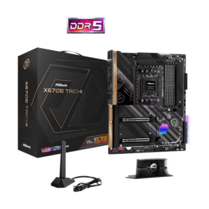 ASRock X670E TAICHI, Socket AM5, PCIe 5.0, 4x M.2, AX WiFi 6E, USB 4.0, Thunderbolt, ATX