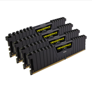 64GB (4x16GB) DDR4/3600MHz C18 (Corsair Vengeance Black)
