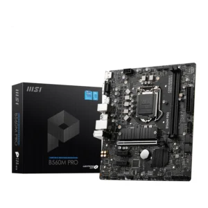 MSI B560M PRO, Socket 1200, PCIe 4.0, 2x M.2, 2.5GbE, USB 3.2 Gen1, Micro-ATX
