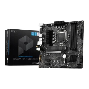MSI B560M PRO-VDH WiFi, Socket 1200, PCIe 4.0, 2x M.2, 2.5GbE, AX/BT5.1, USB 3.2 Gen2, Micro-ATX