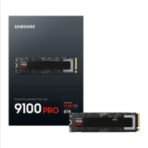 8TB Samsung 9100 PRO, PCIe 5.0, M.2 NVMe SSD, 14800MB/s Read, 13400MB/s Write (Ultra High Speed)