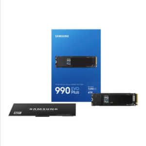 4TB Samsung 990 EVO PLUS, PCIe 4.0, M.2 NVMe SSD, 7250MB/s Read, 6300MB/s Write (High Speed)
