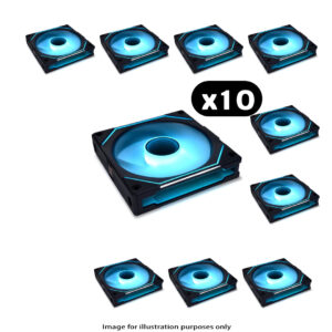 10x Lian Li UNI FAN SL-INF Infinity RGB – 120mm, Black