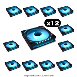 12x Lian Li UNI FAN SL-INF Infinity RGB – 120mm, Black