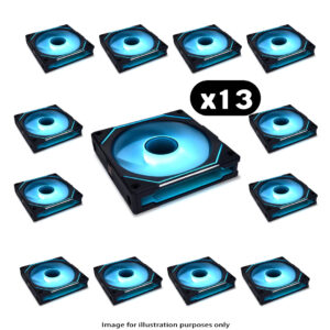 13x Lian Li UNI FAN SL-INF Infinity RGB – 120mm, Black